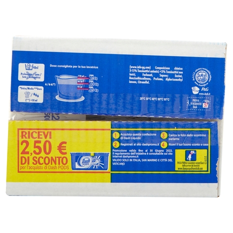 Dash Detersivo Liquido Lavatrice Salva Colore 57 Lavaggi, 3x19 Lavaggi